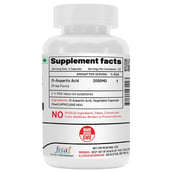 3 - NutriJa D-Aspartic Acid (DAA),  90 capsules  Unflavoured 