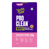 1 - Yogabar Pro Clean Whey, 3 sachets/pack Chocolate with Monk Fruit & Dates