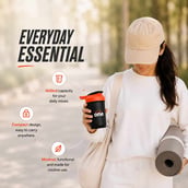 3 - AS-IT-IS Nutrition One Shaker,  Black  400 ml 