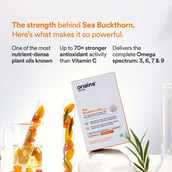 2 - Origins Nutra Sea Buckthorn Oil 500mg (Pack of 3), 28 softgels
