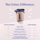 6 - Supermilk Gritzo Growth for Boy 7-12 years, 800 g Double Chocolate