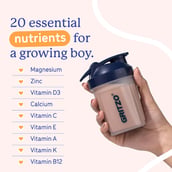 7 - Supermilk Gritzo Growth for Boy 7-12 years,  400 g  Double Chocolate