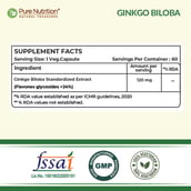 2 - Pure Nutrition Ginkgo Biloba, 60 veggie capsule(s)