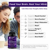 4 - Vitaminhaat Chelated Magnesium Threonate 2100mg,  Unflavoured  120 capsules 