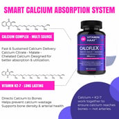 5 - Vitaminhaat Calciflex 1100mg,  60 capsules  Unflavoured 