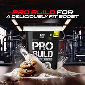 6 - Rawsome Pharm PRO BUILD 100% Whey Protein,  4.4 lb  Chocolate Brownie 