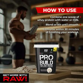 11 - Rawsome Pharm PRO BUILD 100% Whey Protein, 4.4 lb Vanilla Cookies & Cream