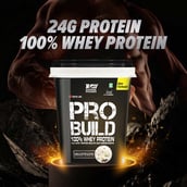 3 - Rawsome Pharm PRO BUILD 100% Whey Protein, 4.4 lb Rabri Kulfi