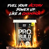 13 - Rawsome Pharm PRO BUILD 100% Whey Protein, 4.4 lb Rabri Kulfi