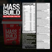 6 - Rawsome Pharm MASS BUILD Pro Advanced,  5.9 lb  Chocolate Brownie 