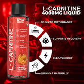 6 - Rawsome Pharm L-Carnitine Liquid 4000 mg,  450 ml  Orange 