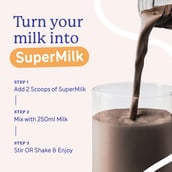 5 - Supermilk Gritzo 10-12 yrs Girl Weight+, 400 g Double Chocolate