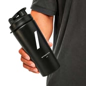 4 - Myprotein Pro Metal Shaker,  Black  700 ml 