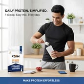 5 - AS-IT-IS Nutrition ATOM PWR Whey Protein XL, 2.2 lb Kesar Kulfi