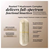 6 - Rooted Active Naturals Mushroom Complex, 60 veggie capsule(s)