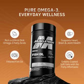 2 - MuscleTech Platinum Fish Oil, 100 softgels