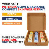3 - Potencia Skin Wellness Kit, 3 Piece(s)/Pack Detox Liver & Lungs(Pina Colada)+Skin Fuel(Mint Blueberry)+Vitamin C(Orange)
