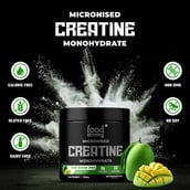 7 - Foodstrong Micronised Creatine Monohydrate, Raw Mango Zing 0.27 lb