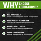 4 - Foodstrong Micronised Creatine Monohydrate,  Kiwi Kick  0.68 lb 