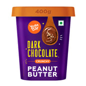 1 - Yogabar Dark Chocolate Peanut Butter,  400 g  Crunchy 