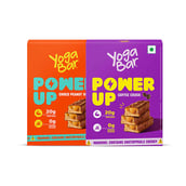 1 - Yogabar Power Up 20g Protein Bar,  5 bar(s)  Combo Pack, Choco Peanut Butter & Coffee Crush 