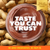 3 - Yogabar Dark Chocolate Peanut Butter,  400 g  Creamy 