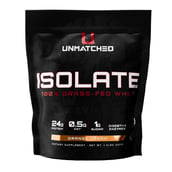 1 - Unmatched Isolate Grass-Fed Whey Protein, 1.5 lb Orange Cream