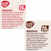 2 - Scoopeat 26g Super Protein Oats Combo, 2 Piece(s)/Pack Chocolate & Strawberry - 400g Each