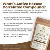 7 - Rooted Active Naturals Hexose Correlated Compound (AHCC) Mushroom Extract, 45 g