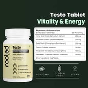 3 - Rooted Active Naturals Testo, 30 tablet(s) Unflavoured