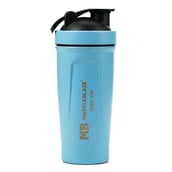 6 - MuscleBlaze Stainless Steel Gym Shaker, Blue 700 ml