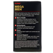 benefits - GNC Mega Men,  90 caplets  Unflavoured 