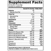 supplementfact - VPX Zero Carb SRO Whey Protein Isolate, 4.4 lb Strawberry