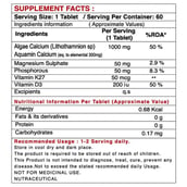 supplementfact - Pharm Grade Bone Aid, 60 tablet(s) Unflavoured