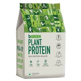 bGREEN Plant Protein Pea Protein Isolate, Chocolate 2.2 lb