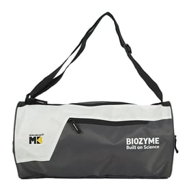 MuscleBlaze Biozyme Gym Bag, Grey - 21L