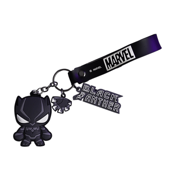 Gritzo Black Panther PVC Keychain