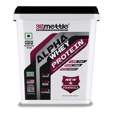 Getmymettle Alpha Whey Protein- 8.8 lb Belgian Chocolate
