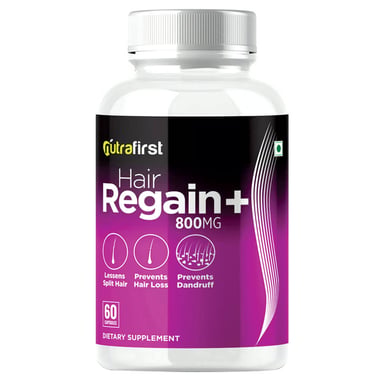 NutraFirst Hair Regain Plus, 60 capsules