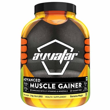 Avvatar Advanced Muscle Gainer, 6.6 lb Banana Magic