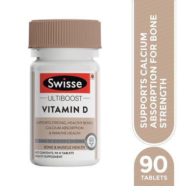 Swisse Ultiboost Vitamin D,  90 tablet(s)  Unflavoured 