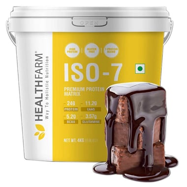 Healthfarm ISO 7 Premium Protein Matrix, 8.8 lb Death by Chocolate