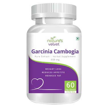 Natures Velvet Garcinia Cambogia Pure Extract (500 mg), 60 capsules