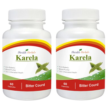 Shivalik Herbals Karela, 120 capsules