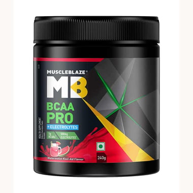 MuscleBlaze BCAA Pro, 0.53 lb 30 Servings Watermelon Kool Aid