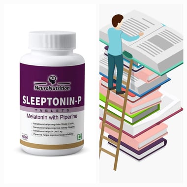 NeuroNutrition Sleeptonin-P, 60 tablet(s) Unflavoured with Sleep Assessment & Knowledge Kit