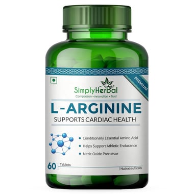 Simply Herbal L-Arginine,  60 tablet(s) 