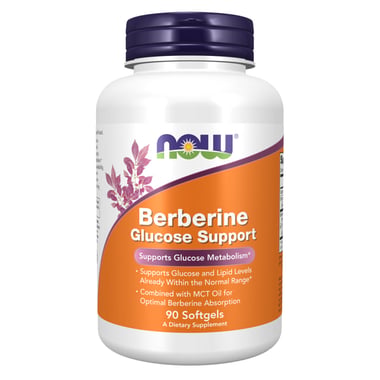 Now Berberine Glucose Support, 90 softgels