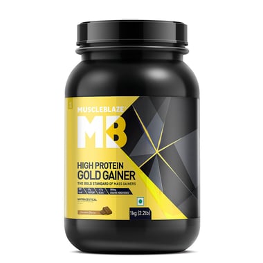 MuscleBlaze High Protein Gold Gainer,  2.2 lb  Chocolate 