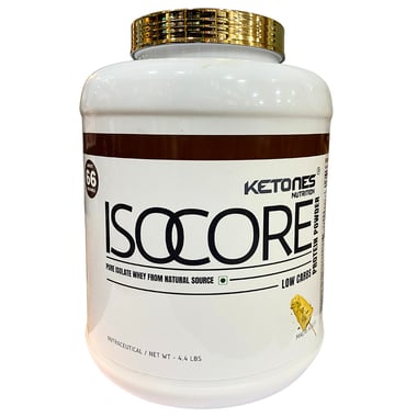 Ketones Isocore Low Carb Whey Protein Isolate,  4.4 lb  Malai Kulfi 